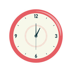 Analog Clock Illustation
