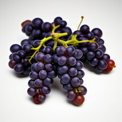 Fototapeta premium Bunch of grapes isolated on white background..