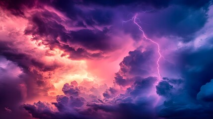 thunder in the clouds