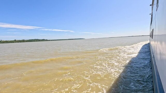 Boat Ride on River in France