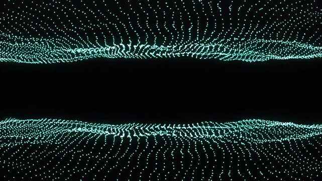 Visual gride effects wave background.