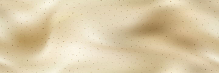 Seamless pattern with nude gradient and freckle texture. Polka dot bg of elder human hand or young skin with melanin points. Speckles on eggshell