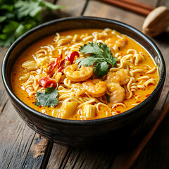 chicken noodle soup with coconut