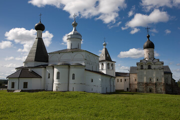Russia Vologda region Ferapontov monastery on a cloudy summer day