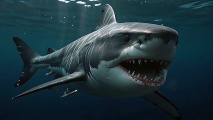 Obraz premium Great white shark