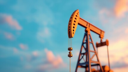 Exploring Petroleum Industry Market Dynamics - with Copy Space, Selective Focus, Quality