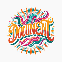 illustration of a graffiti t-shrt design