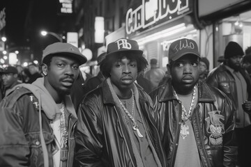 Obraz premium the history of hip hop culture in images