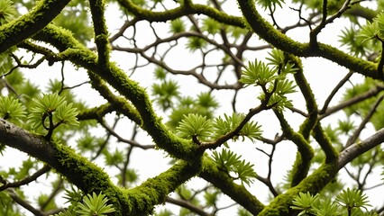 Fototapeta premium Moss and branches