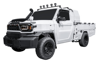 White off road truck