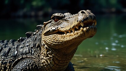 Obraz premium Alligator in the water