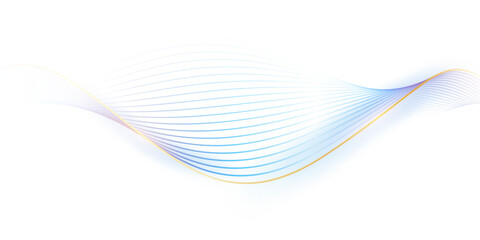 Beautiful abstract blue lines background Vector illustration