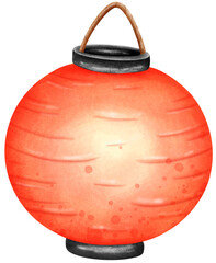 Red sky lantern 