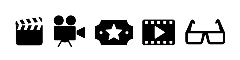 Cinema icon set. Cinema icon.