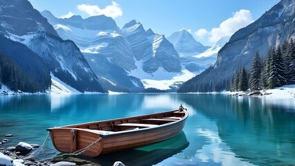Obraz premium lake louise banff national park