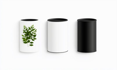 three cans with paint