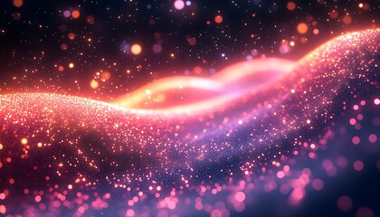 Fototapeta premium Neon fiber optic lines abstract texture background, abstract speed lines technology background 
