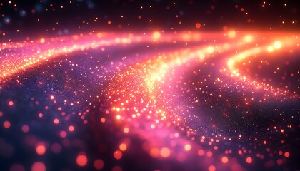 Obraz premium Neon fiber optic lines abstract texture background, abstract speed lines technology background 