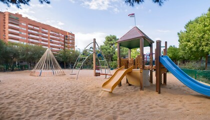Fototapeta premium playground in the park