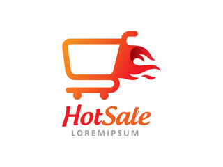 Hot Sale logo symbol or icon template