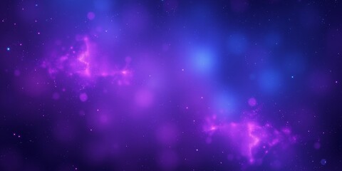 Fototapeta premium Abstract cosmic background with purple and blue hues