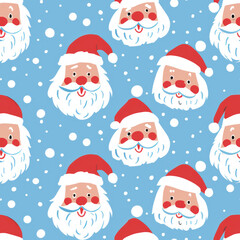 a christmas santa in yellow pattern By Generated AI