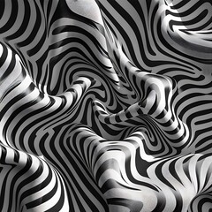 Obraz premium black and white abstract background.The image displays a geometric pattern