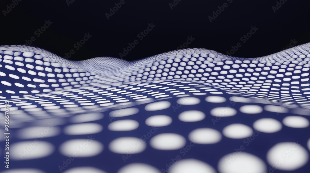 Poster a stock dna molecule concept with a binary code genome. an abstract technology dna molecule with mod