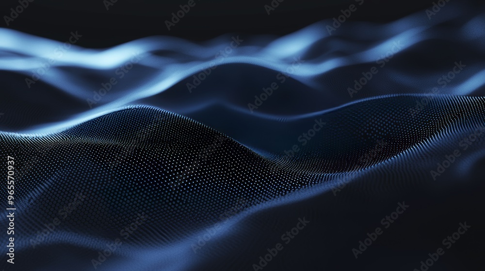 Poster abstract blue geometric background. abstract data technology illustration. data technology abstracti