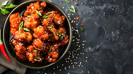 Curry Chicken Chilli Dry Copy space