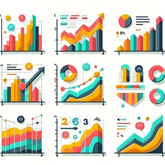 Business Grouth Charts & Graph of Business analysis