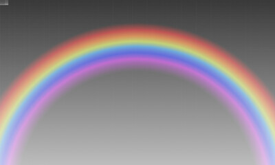 Rainbow icon, rainbow.Raindrops on transparent background. Storm with rain and white cloud isolated on transparent background.