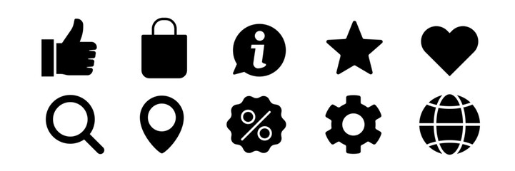 Online shop icon. Internet store icon.