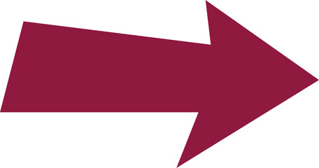 basic straight arrows, pointed edge