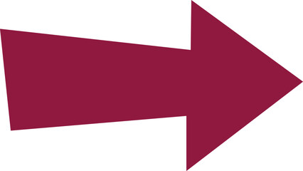 basic straight arrows, pointed edge