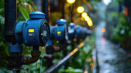 Innovative Smart Water Meters Revolutionizing Resource Management in Rainy Urban Environments and Enhancing Efficiency