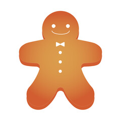 かわいいジンジャークッキーのベクターイラスト