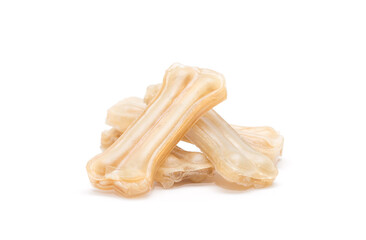 mouthwatering treats for the dog in the shape of a bone