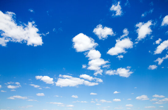  sky background with tiny clouds. blue sky . nature background