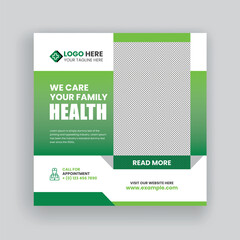 Medical Service Social Media Post Design Banner