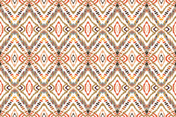 Art & IllustrationGeometric ethnic flower pattern for background,fabric,wrapping,clothing,wallpaper,Batik,carpet,embroidery style.Abstract geometric pattern.