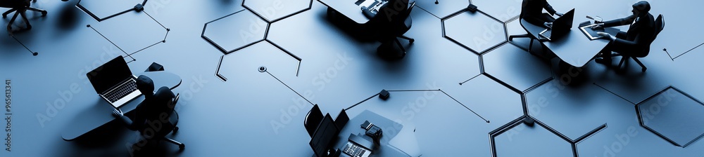 Poster a background in digital technology, software development, cloud computing, business intelligence, gl