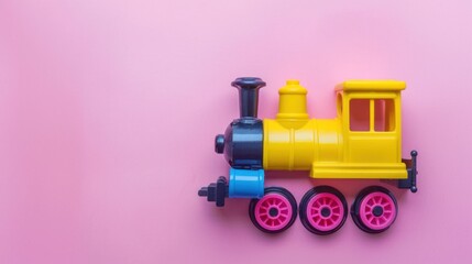 Fototapeta premium Train locomotive game, for children's education to learn about transportation.