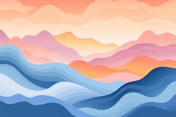 Sunrise scenery pattern outdoors graphics.