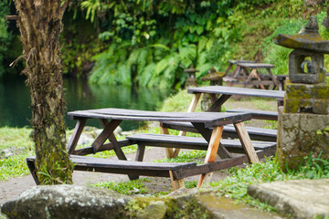 The beauty of park area in banyumas regency, central java, indonesia. It was taken on september 20, 2024 by a professional. It's a wonderful park with a nice view