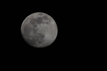 moon in the night sky