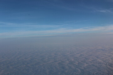 view of clouds over the sky