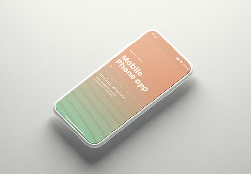 Mobile Phone App Mockup