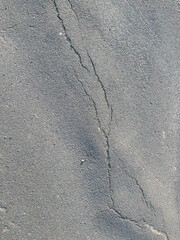 asphalt with minor crack