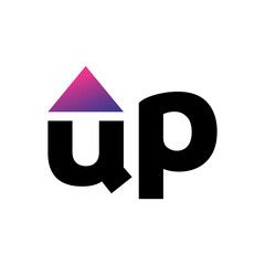 Abstract up logo business logo design template with arrow symbol.